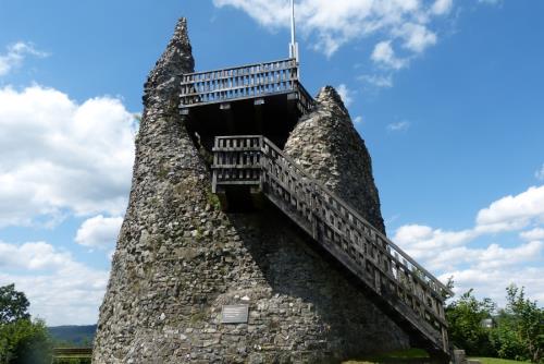 Ein Blick auf die Burg